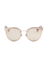 Load image into Gallery viewer, Dior Diorama Mini 54MM Mirrored Cat Eye Sunglasses
