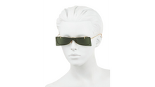 Load image into Gallery viewer, Gucci 56MM Flip-Up Rectangle Sunglasses
