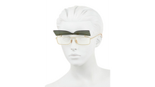 Load image into Gallery viewer, Gucci 56MM Flip-Up Rectangle Sunglasses
