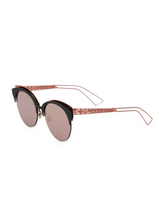 Load image into Gallery viewer, Dior Diorama 55MM Rounded Clubmaster Sunglasses
