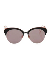 Load image into Gallery viewer, Dior Diorama 55MM Rounded Clubmaster Sunglasses
