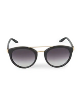 Load image into Gallery viewer, Barton Perreira Dalziel 52MM Top Bar Round Sunglasses
