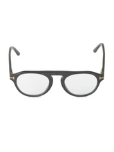 Load image into Gallery viewer, Tom Ford 49MM Round Blue Block Optical Glasses
