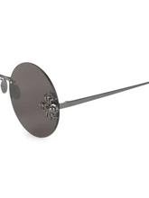 Load image into Gallery viewer, Alexander McQueen 62MM Round Faux Pearl Spider Sunglasses
