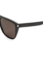 Load image into Gallery viewer, Saint Laurent 59MM Studded Square Sunglasses
