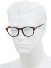 Load image into Gallery viewer, Tom Ford 49MM Square Blue Block Optical Glasses
