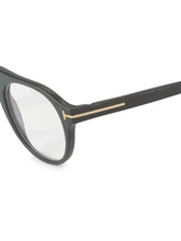 Load image into Gallery viewer, Tom Ford 49MM Round Blue Block Optical Glasses
