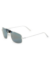Load image into Gallery viewer, Cartier 60MM Square Browline Sunglasses
