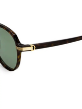 Load image into Gallery viewer, Cartier 57MM Avana Round Sunglasses
