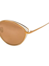 Load image into Gallery viewer, Linda Farrow 55MM Round Sunglasses
