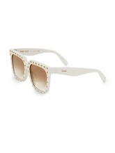 Load image into Gallery viewer, CELINE 55MM Studded Square Sunglasses
