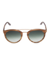 Load image into Gallery viewer, Barton Perreira Dalziel 52MM Double-Bridge Round Sunglasses
